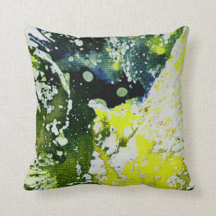 Polychromoptic #12 by Michael Moffa Throw Pillow