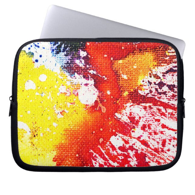 Polychromoptic #13C by Michael Moffa Laptop Sleeve (Front)