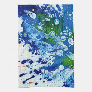 Polychromoptic #14B by Michael Moffa Kitchen Towel