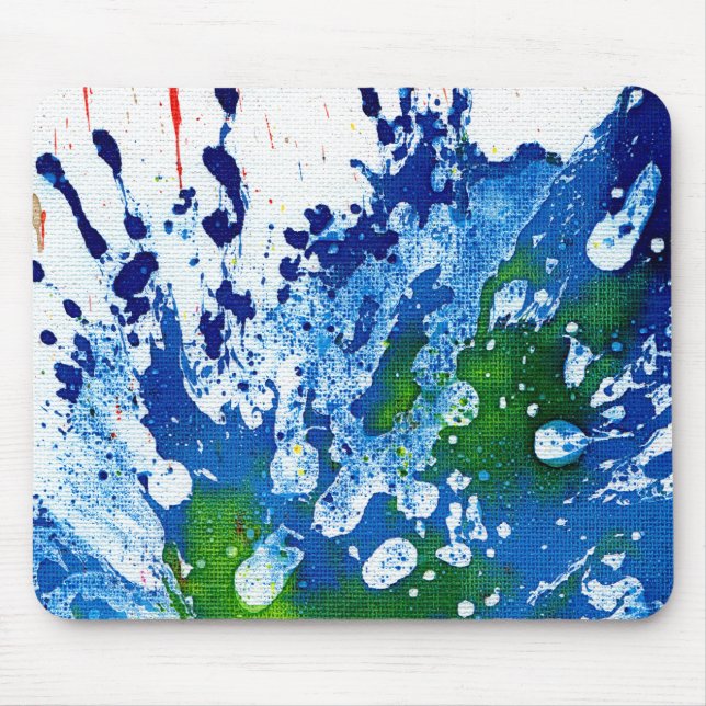 Polychromoptic #14B by Michael Moffa Mouse Pad (Front)