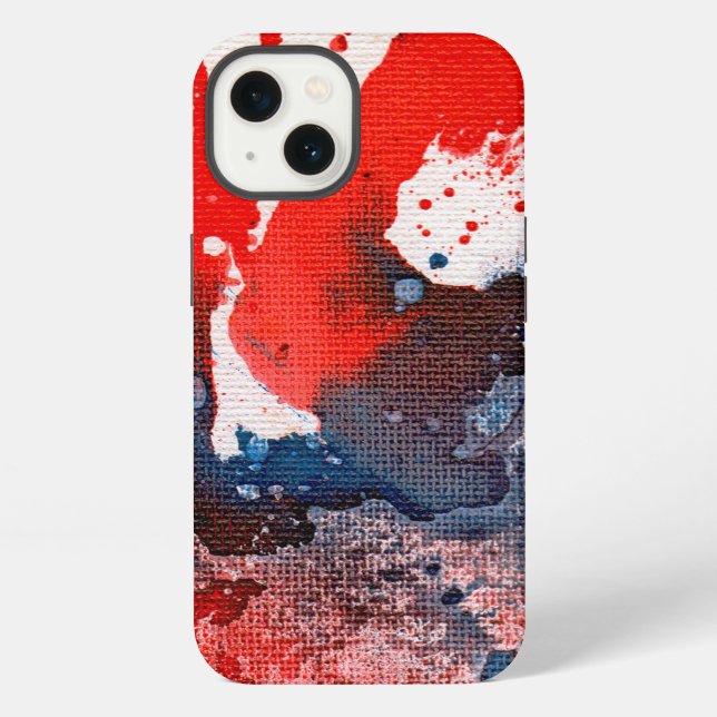 Polychromoptic #15A by Michael Moffa iPhone Case (Back)