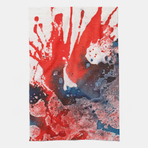 Polychromoptic #15A by Michael Moffa Kitchen Towel