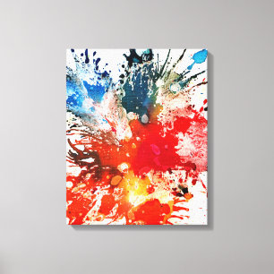 Polychromoptic #16 by Michael Moffa Canvas Print