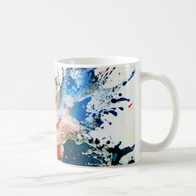 Polychromoptic #16 by Michael Moffa Coffee Mug (Right)