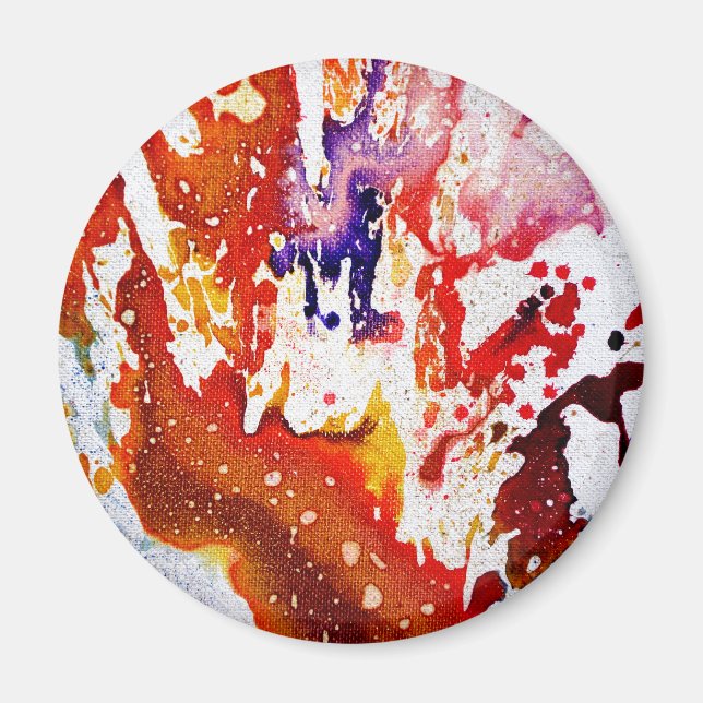 Polychromoptic #1A by Michael Moffa Magnet (Front)