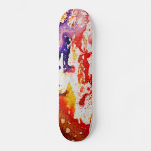 Polychromoptic #1A by Michael Moffa Skateboard