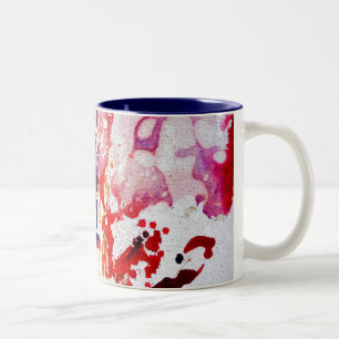 Polychromoptic #1A by Michael Moffa Two-Tone Coffee Mug