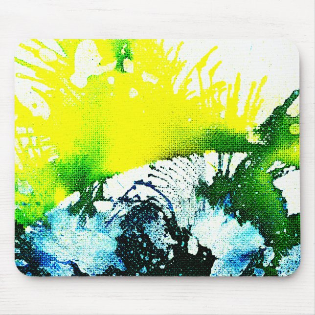 Polychromoptic #2A by Michael Moffa Mouse Pad (Front)