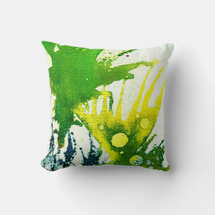 Polychromoptic #2B by Michael Moffa Throw Pillow