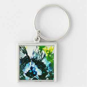 Polychromoptic #2C by Michael Moffa Keychain