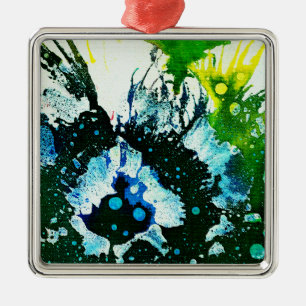 Polychromoptic #2C by Michael Moffa Metal Ornament