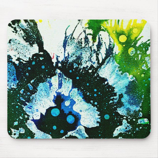 Polychromoptic #2C by Michael Moffa Mouse Pad (Front)