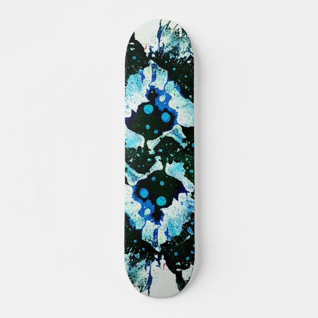 Polychromoptic #2C by Michael Moffa Skateboard (Front)
