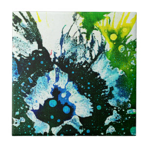 Polychromoptic #2C by Michael Moffa Tile
