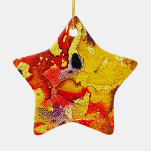 Polychromoptic #3 by Michael Moffa  Ceramic Ornament