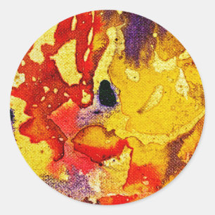 Polychromoptic #3 by Michael Moffa Classic Round Sticker