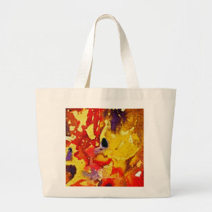 Polychromoptic #3 by Michael Moffa Large Tote Bag