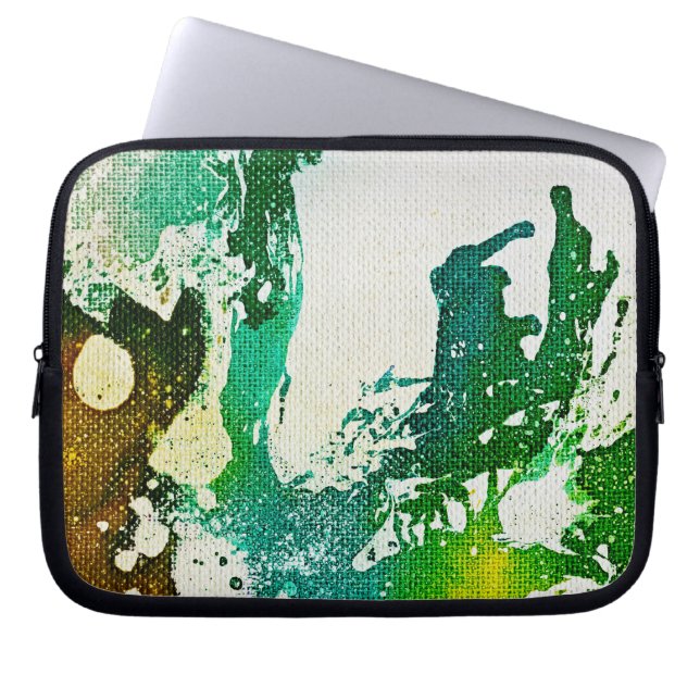 Polychromoptic #5 by Michael Moffa Laptop Sleeve (Front)