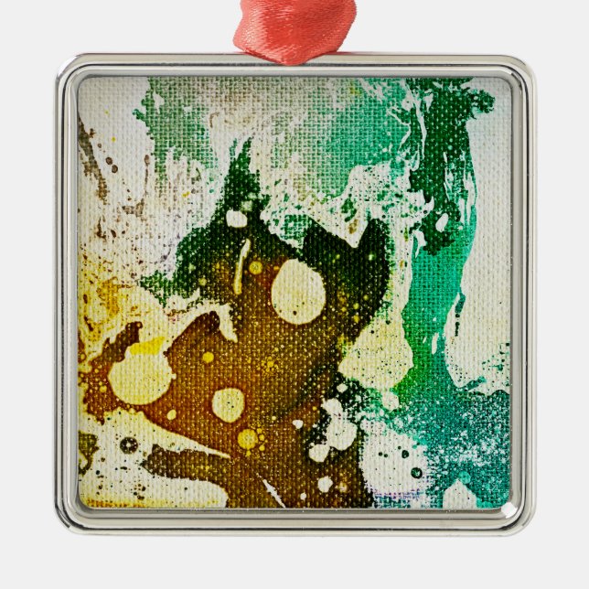 Polychromoptic #5 by Michael Moffa Metal Ornament (Front)