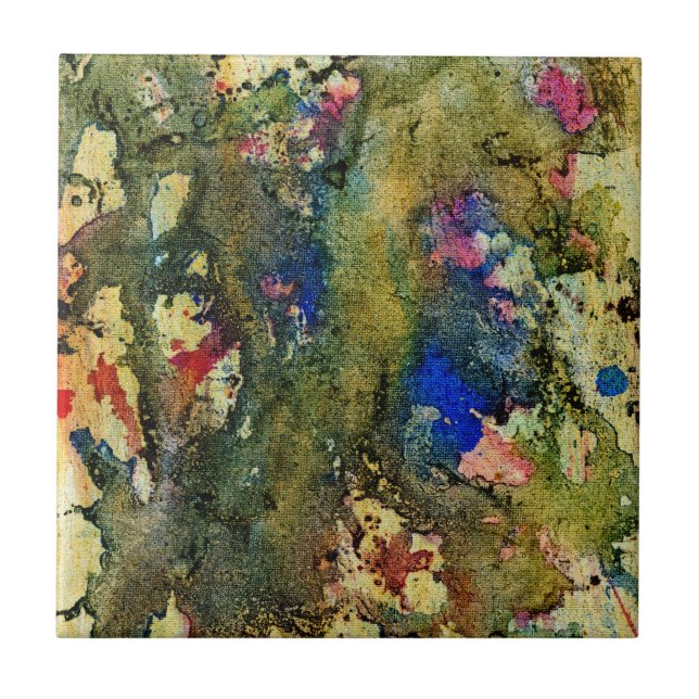 Polychromoptic #6 by Michael Moffa Tile (Front)