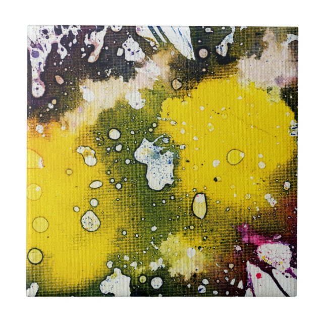 Polychromoptic #7 by Michael Moffa Tile (Front)