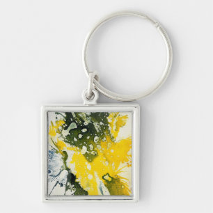 Polychromoptic #8 by Michael Moffa Keychain