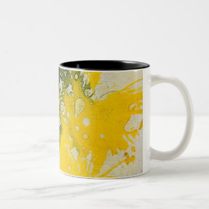 Polychromoptic #8 by Michael Moffa Two-Tone Coffee Mug