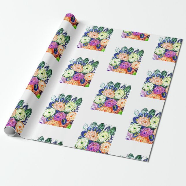 Polycromatic Wrapping Paper (Unrolled)