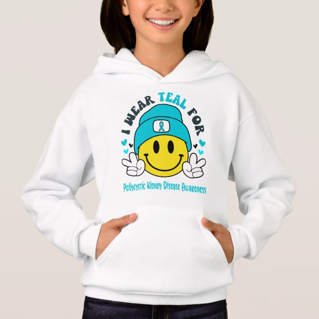 Polycystic Kidney Disease Awareness Ribbon Support (Front)