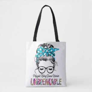 Polycystic Kidney Disease Awareness Ribbon Support Tote Bag