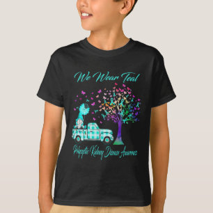 Polycystic Kidney Disease Awareness We Wear Teal G T-Shirt