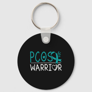 Polycystic Ovary Syndrome Awareness Pcos Survivor Keychain