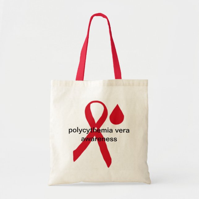 Polycythemia vera awareness tote bag (Front)