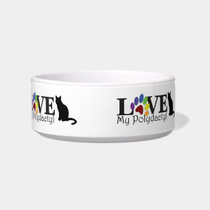 Polydactyl LOVE Pet Dish