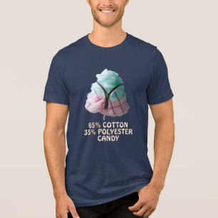 Polyester-Cotton Blend Candy Tri-Blend Shirt