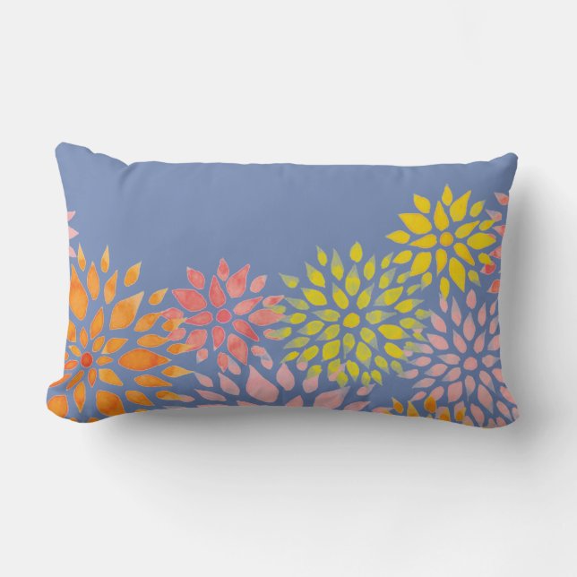 Polyester Throw Pillow, Lumbar Pillow 13" x 21" (Front)