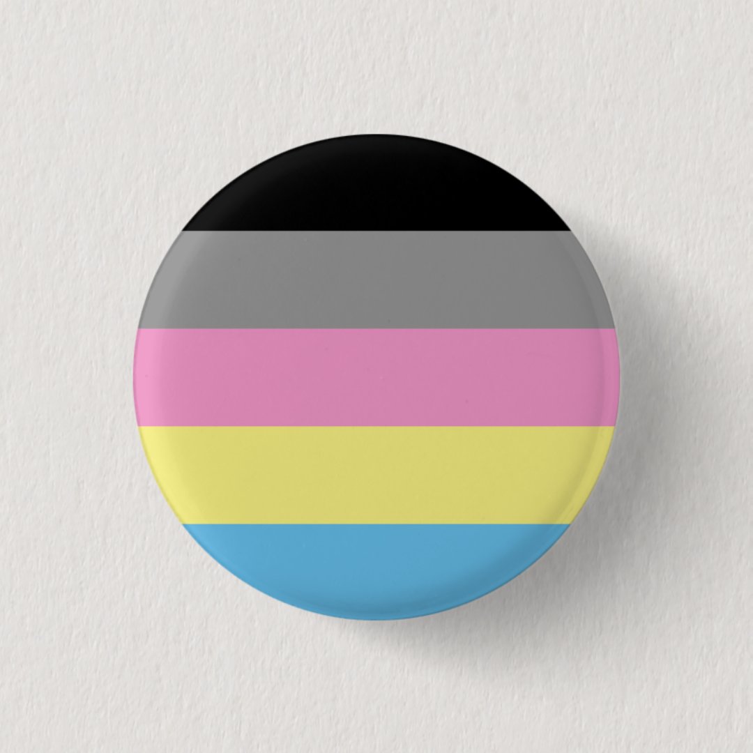 Polygender Flag Badge 1 Inch Round Button Zazzle 1653