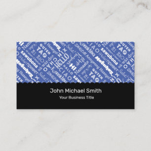 Polyglot Translator Business Card