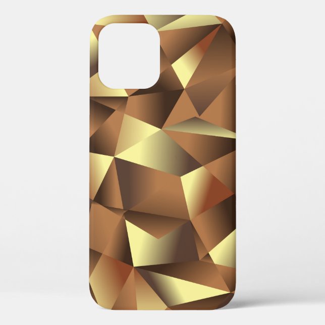Polygon Background: Abstract Textured Art Case-Mate iPhone Case (Back)