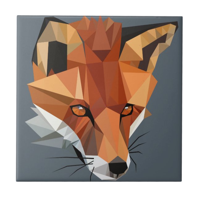 Polygon Fox Custom Tile (Front)