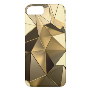 polygon gold design iPhone 8/7 case