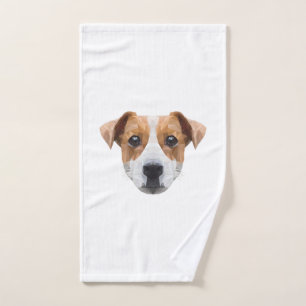 Polygon JRT Dogfather Dog Mom Dog Lover Jack Hand Towel