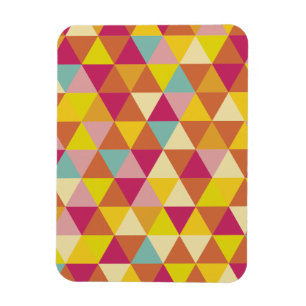 Polygon Multi colour Triangles in Geometrical Shap Magnet