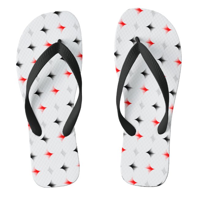 Polygonal Colourful  Flip Flops (Footbed)