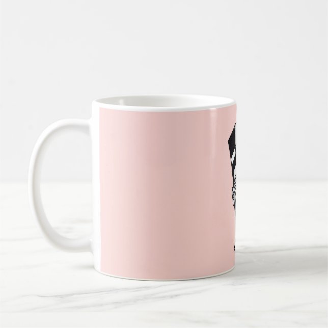 Polygonal Nefertiti bust Coffee Mug (Left)