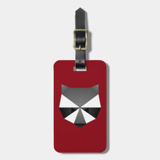 Polygonal Raccoon Luggage Tag