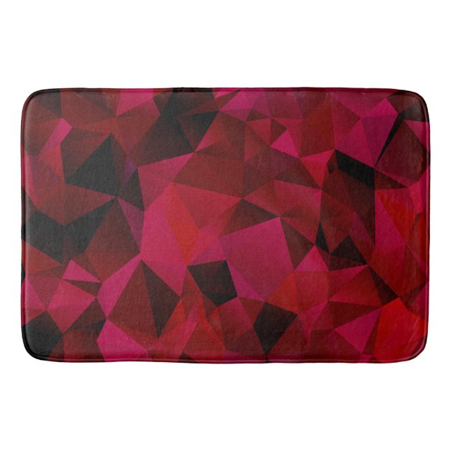 polygonal, triangles bath mat (Front)