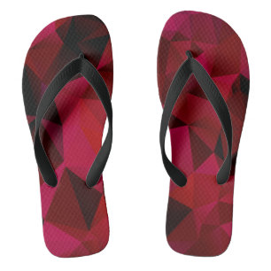 polygonal, triangles flip flops