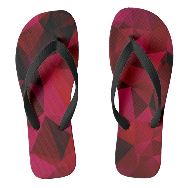polygonal, triangles flip flops (Footbed)