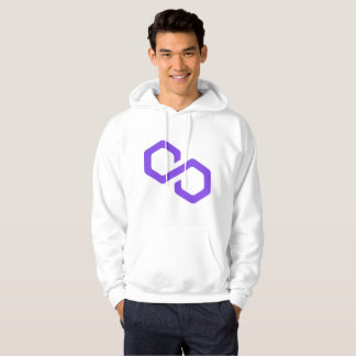 Polygone violet simple Sweat - shirt à capuche mas